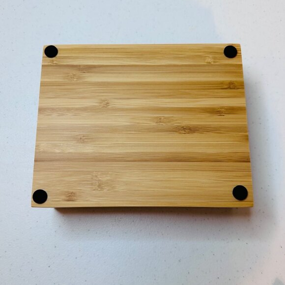 Bamboo Charging Station Multi Device Organizer Stand Space-Saving Design - Picture 9 of 16